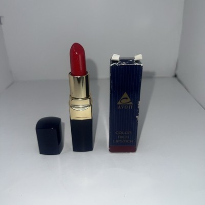 New in Box Vintage 1993 Avon Color Rich Lipstick .13 oz Regency Red