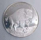 Unique Detailed Mint - 1 oz Silver Buffalo/ Indian Head Round- .999 Pure Silver