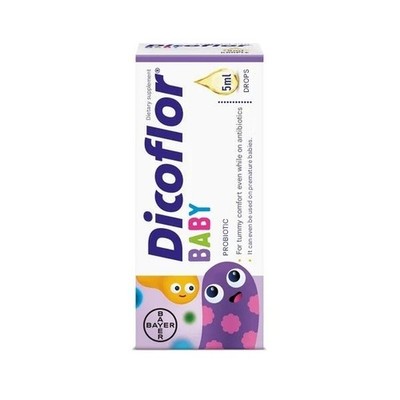 Dicoflor Baby Drops 5ml Probiotic for Children Kids Lactobacillus Rhamnosus GG