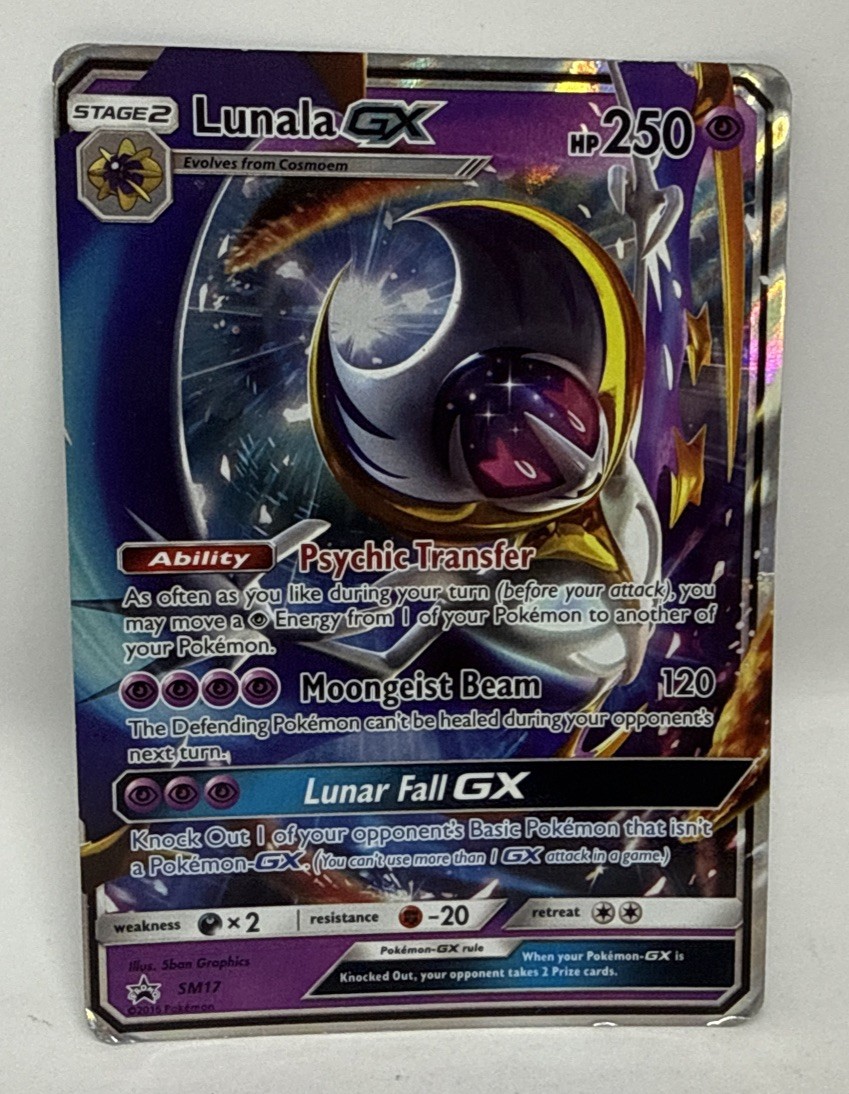 Pokémon Lunala GX SM17 SM Black Star Promo | eBay