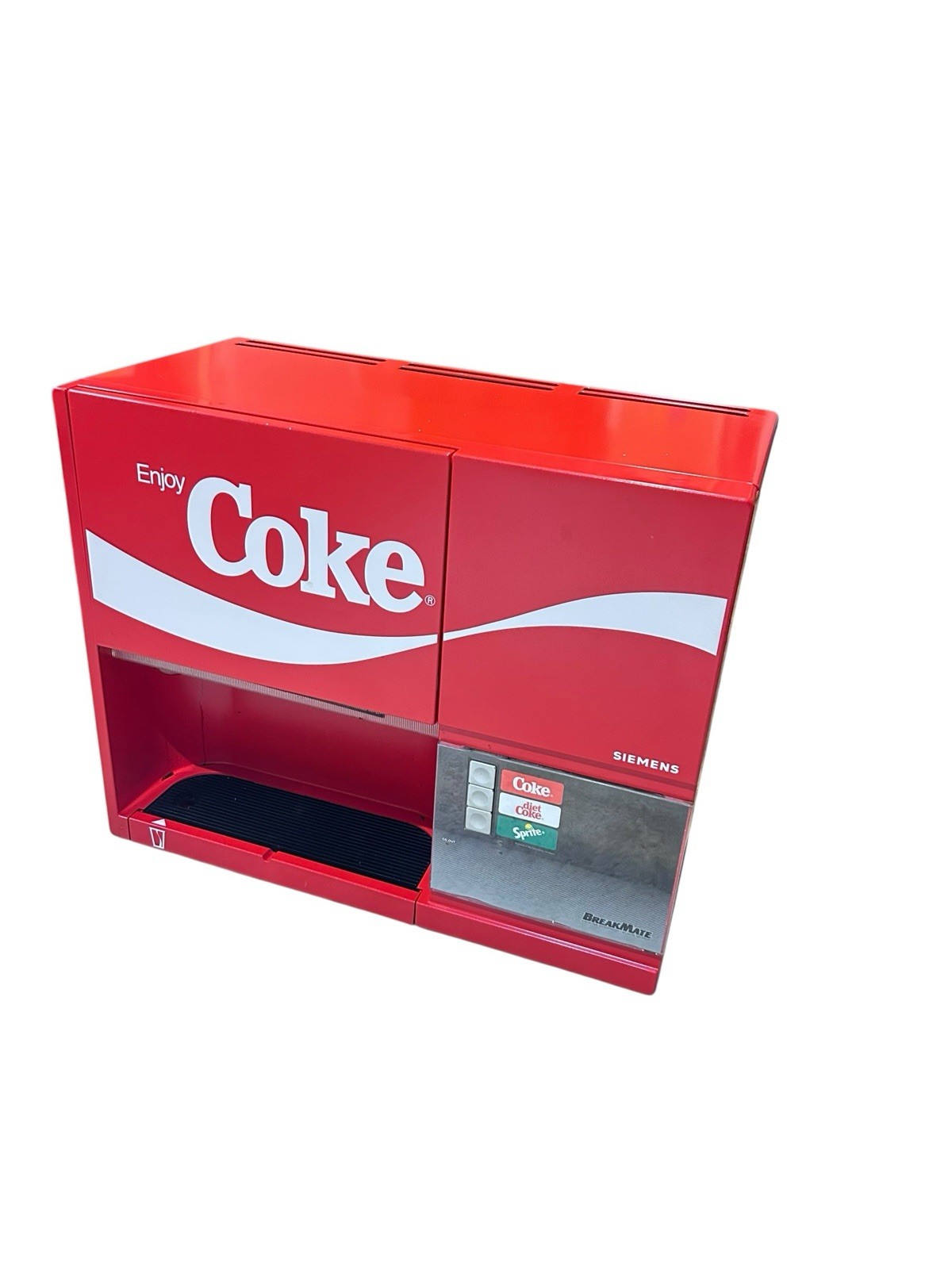 Original Coke Coca-Cola Breakmate Siemens Fountain Soda Machine Red | eBay