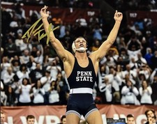DAVID TAYLOR SIGNED 8x10 PHOTO PENN STATE WRESTLING AUTOGRAPH RARE COA
