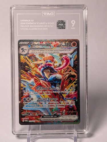 Greninja ex graded TAG 9 for sale on eBay