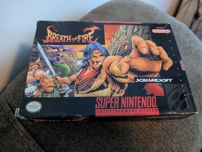 SNES Breath Of Fire In Box (Squaresoft, 1994)