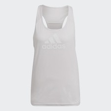 adidas Women's Aeroready Training Tank Top Almost Pink Mesh Gym Vest HE6707