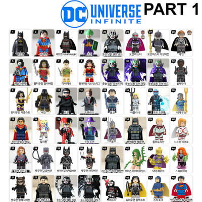 DC Multiverse Custom Minifigure | Batman Superman Joker & Heroes