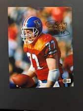 Karl Mecklenburg signed autographed Denver Broncos 8x10 photo Beckett BAS coa