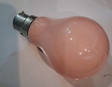 6 x Incandescent PINK Coloured GLS Decorative Lamp Bulb 25 Watt BC / B22 
