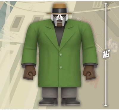 Super7 SuperSize Vinyl MF DOOM x Madlib Madvillain 16in Green NEVER OPENED!