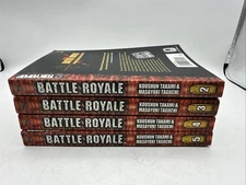 Lot of 4 Battle Royale Manga Vol. 2-5 Koushun Takami & Masayuki Taguchi Tokyopop