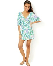 NWT Lilly Pulitzer Parigi Knit Skort Romper Resort White Just A Pinch Size L