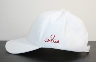 OMEGA オメガ ゴルフ キャップ 帽子 ホワイト　オメガグッズ　帽子　時計 Omega Watch White Logo Hat Adjustable Cap Golf Sports Men's Casual