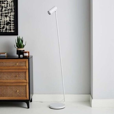 Lilou integrierte LED dimmbare Stehlampe weiß