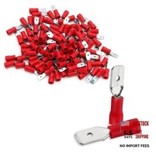 1/4" Quick Disconnect Spade Terminals 22-16 AWG-Pack Male 1000