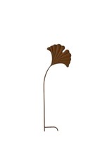 Trendline Deko Gartenstecker Gingko Metall 83 Cm Rostoptik Deko-Accessoires