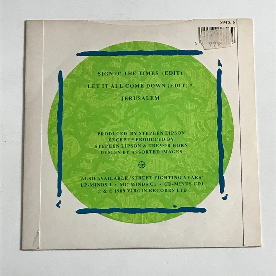 Simple Minds - The Amsterdam EP 7" Vinyl Record - SMX 6 EX/EX - Image 2 of 4