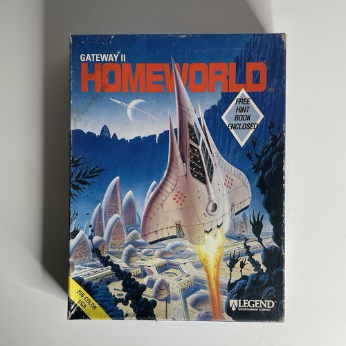 Gateway II Homeworld Legend Entertainment Big Box PC Game CIB With Backup Disks - Picture 2 of 13