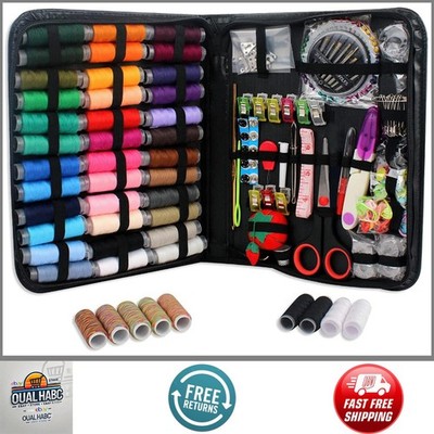 237 Pcs Sewing Kit for Adults   Premium Needle & Thread Set for Home or Travel