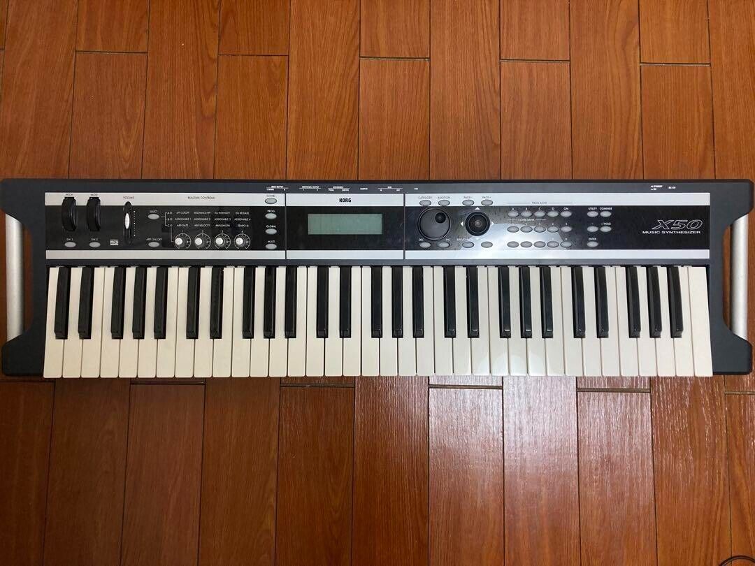 Korg X50 61-Key Keyboard Music Synthesizer Tested Good Used Korg X50 61-Key Keyboard Music Synthesizer Tested Good Used