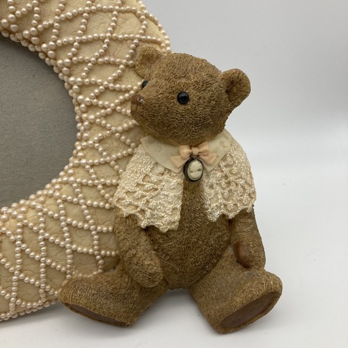 1993 Victorian Cameo Teddy Bear 3D Bilderrahmen 5"x 3,5" Photo United Design - Bild 2 von 14