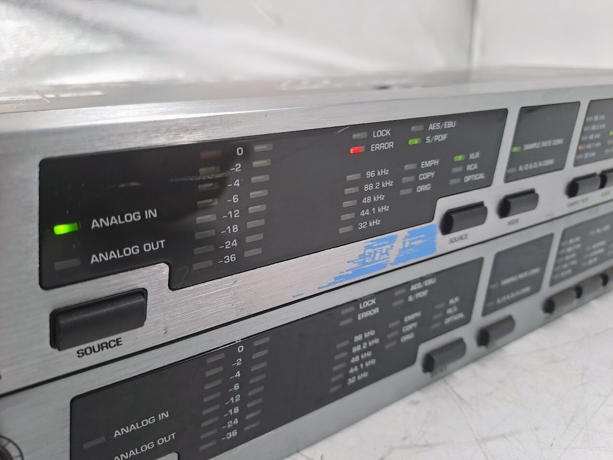 Lot of 2 Behringer ULTRAMATCH PRO SRC2496 Audiophile 24-Bit/96 kHz