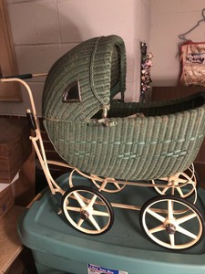 wicker stroller