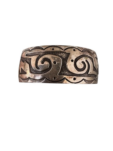 Sterling Silver Henry Baca Navajo Cuff Bracelet 31.5 grams