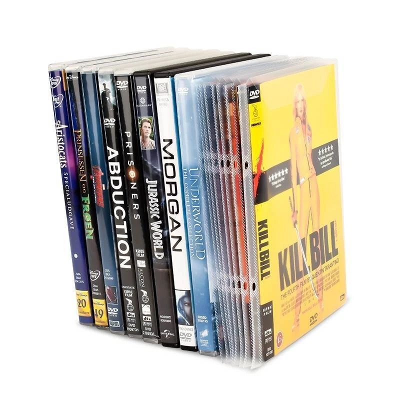 3L DVD Sleeves with Binder Holes for DVD Storage Pack of 100 - For DVD Storage - Image 4 of 4