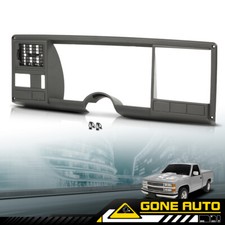 Fit For 1988-1994 Chevrolet Gmc Ck Truck Gauge Cluster Dash Bezel Trim Gray