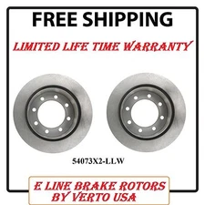 Rear Brake Rotors For FORD Trucks E Series, Base on Fitment Chart