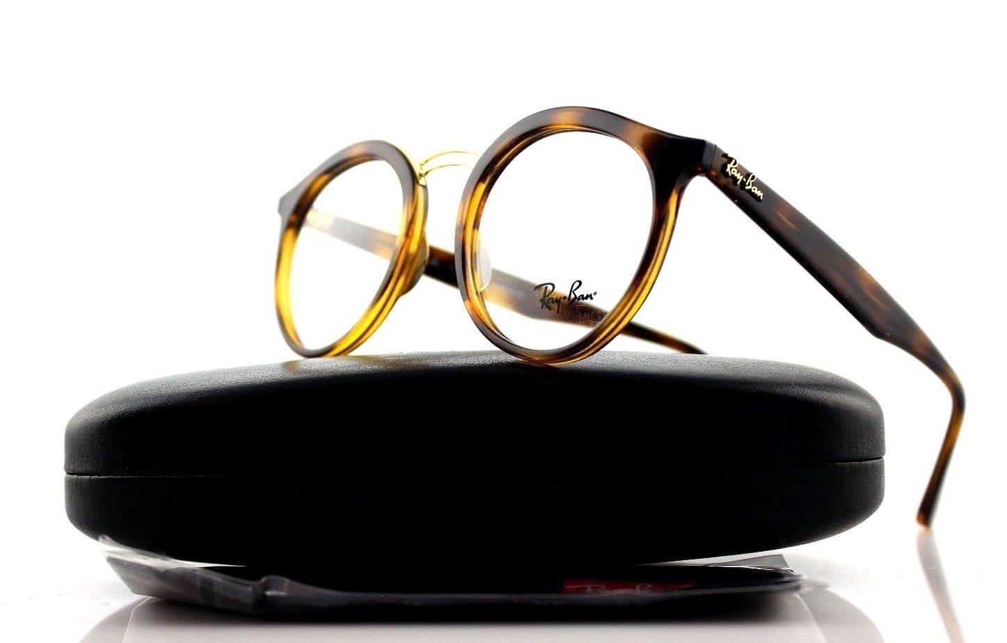 Large Round Tortoise Gold EyeGlasses 