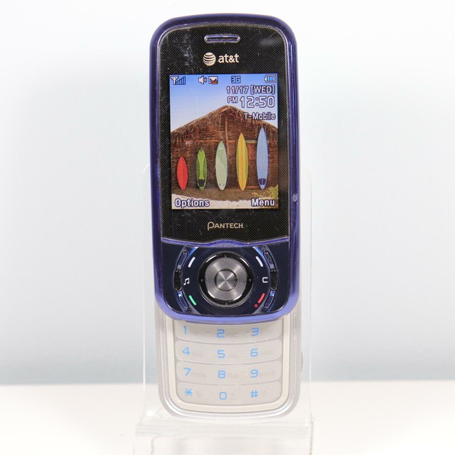 pantech flip phone pink