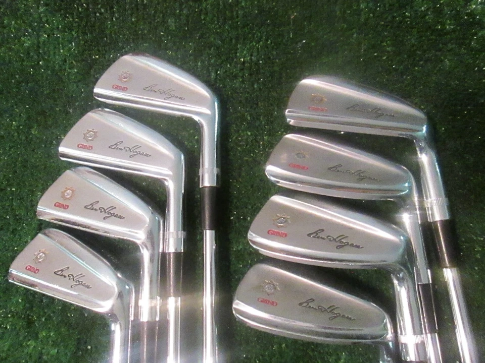 Juego de hierros de golf vintage de principios de los 90 Ben Hogan Apex Grind cuña 2-E, menos los 5 hierros Foto 2 de 4