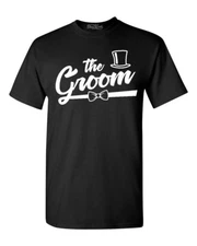 The Groom Top Hat T-shirt Wedding Fiance Future Mr Engagement Shirts