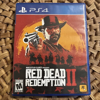 Red Dead Redemption II (Sony Playstation 4 PS4, 2018) Complete W/ Map CIB