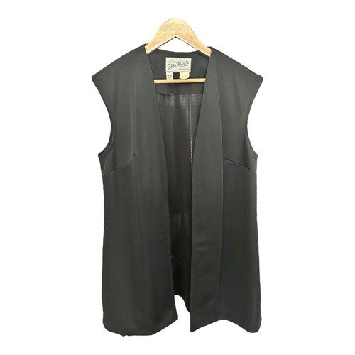 Vintage Edith Martin California Black Vest Women’s Size 8 (38)