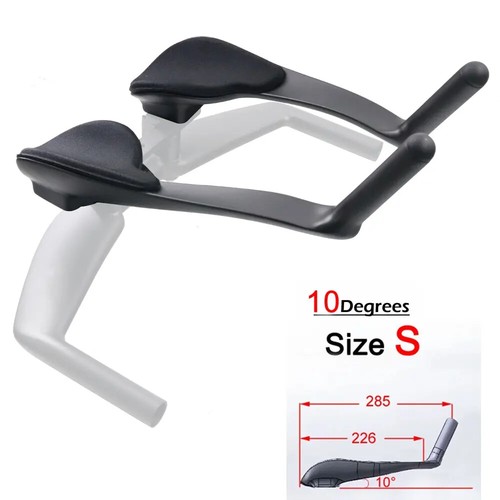 Carbon Fiber Time Trial Triathlon Bike Handlebar Adjustable Rest Road TT Bar - Picture 28 of 33