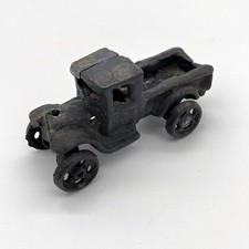 VTG/Antique Cast Iron Model T Toy Truck Working Wheels Rugged Character 1920s