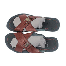 Men's outdoor Regular Fit Leather Flip Flop