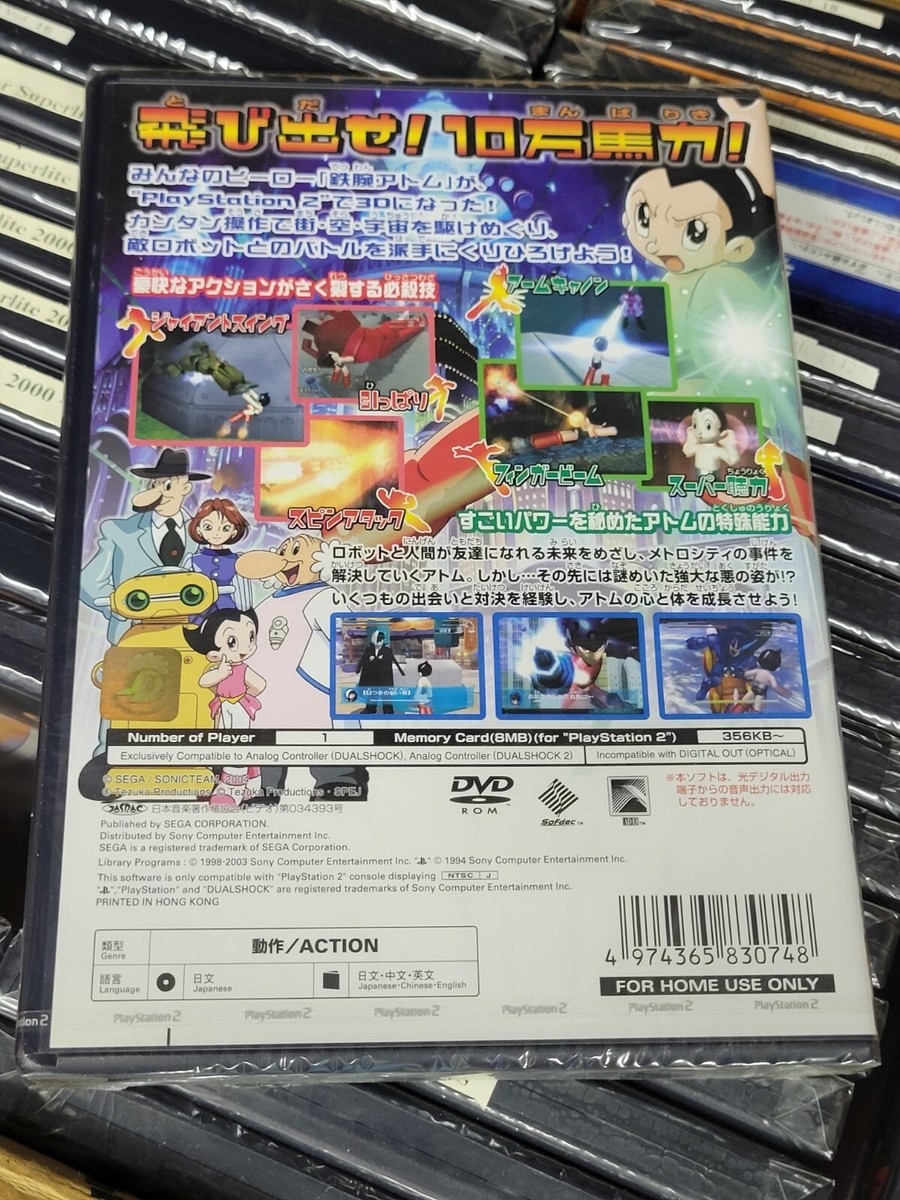 ASTRO BOY: TETSU WAN ATOM – PS2 NTSC-ASIA – Neuf Sous Cellophane – Sega