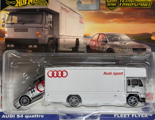 2025 Hot Wheels Team Transport # 77 Audi S4 Quattro Fleet Flyer , Free Shipping - Picture 4 of 5