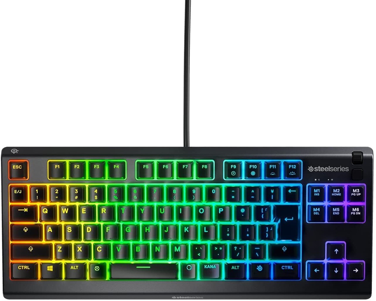 SteelSeries Gaming Keyboard Numeric Keyless Wired Apex 3 TKL