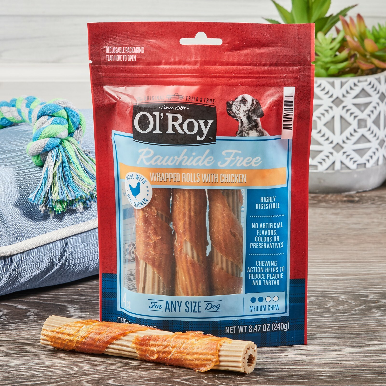 ol roy rawhide rolls