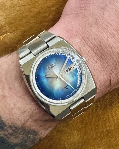 Vintage Seiko  7006-6040 Mop Dial Men's Automatic Watch