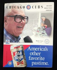 1998 Cubs Scorecard Harry Caray Tribute May 5–6 Astros Game Program Mint