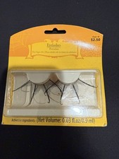 False Eyelashes Extra Long With Gold Tips Halloween Costume Adhesive