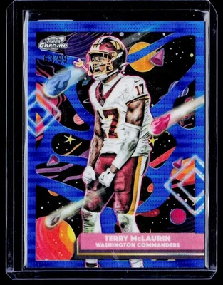 Terry McLaurin Blue Moon /99 #99 2025 Topps Cosmic Chrome Football - Bild 1 von 2