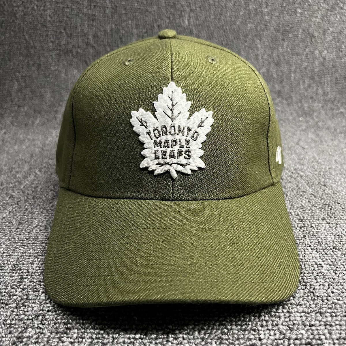 New '47 Toronto Maple Leafs MVP Snapback Hat Olive Green Adjustable Cap