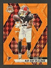 2025 Mosaic Football Ray-Ray McCloud /25 Orange Fluorescent Prizm #95  Falcons