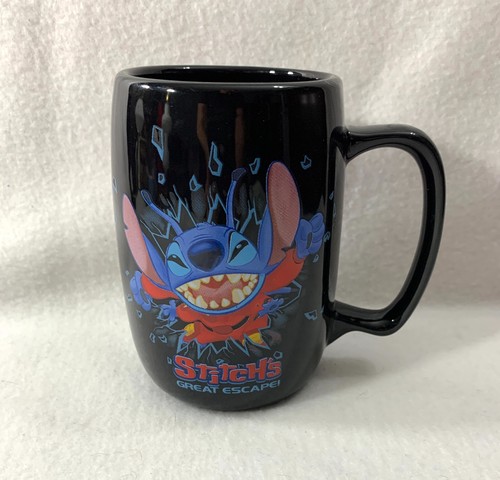 Rare Stitch's Great Escape Coffee Mug Magic Kingdom Walt Disney World Cup WDW